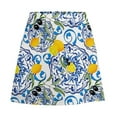 thumbnail image 6 of Fruit Print Skirt Yellow Lemon Aesthetic Casual Skirts Ladies Trendy Mini Skirt Design Sko, 6 of 7