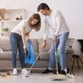thumbnail image 4 of FGY Broom and Dustpan Set with Removable Handle for Indoor and Pet (Brown), 4 of 7