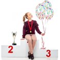 thumbnail image 3 of 30 globos de confeti de colores para fiestas de cumpleaños, globos de fiesta de 12 pulgadas, decoraciones de ceremonia de carnaval de compromiso del día de San Valentín Feliz Sencillez, 3 of 3