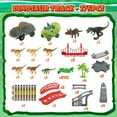 thumbnail image 5 of JoyStone 275 PCS Dinosaur Race Track Toys, Flexible Dinosaur Train Tracks Playset with 2 Dinosaur Cars and 8 Dinosaur Figures, Dinosaur Toys for Boy Girls, 5 of 8