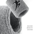 thumbnail image 3 of Sports Sweatband Wrist Bands - Sweat Bands Wristbands for Working Out Fitness Yoga Running, 3 of 10