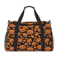 thumbnail image 1 of Disketp Halloween Pumpkins Bolsa de Viaje Tipo Duffle, Bolso de Mano para Fin de Semana para Mujer, Bolsa de Gimnasio Ligera para Hombre, Esencial para Viajes, 1 of 7