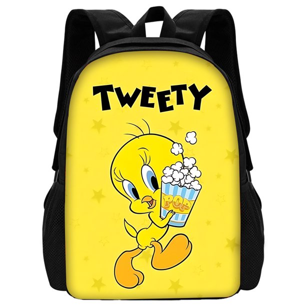 Mochila escolar Tweetys bird para niños y niñas, bolsa de almuerzo, bolsas de lápices, mochilas escolares, el mejor regalo