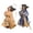 2 random, variant on 1/2/3pcs Handmade Witch Doll Keychain Unique Cotton Cloth Design For Halloween Cosplay Backpack Accessories 11cm