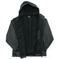 thumbnail image 5 of ROCXL Big & Tall Men’s Nylon Hooded Zip Jacket 3XL to 10XL Fleece Lining, 5 of 10