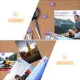 thumbnail image 4 of 20Pcs Purple Rhinestone Metal Push Pin for Bulletin Board Home Use, 4 of 8