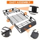 thumbnail image 5 of Caja Universal para Techo de 64"x39"x6", Capacidad 200 lbs, Portaequipajes Resistente con Bolsa Impermeable, Red de Carga y 2 Tensores, Para SUV y Camionetas, 5 of 7