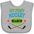 thumbnail image 3 of Inktastic My First Hockey Season Boys or Girls Baby Bib, 3 of 4