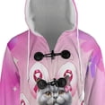 thumbnail image 4 of Faith Love Hope British Shorthair Breast Cancer Awareness Survivor All Over Print 3D Hooded Duffle Toggle Coat Cat Lover Kitten Owner Gifts - 02017, 4 of 6