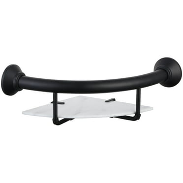 Better Homes & Garden Matte Black Corner Grab Bar