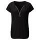 thumbnail image 3 of Gibobby Casual Playera de Manga Corta para Mujer Camiseta suelta informal con cuello en V para mujer, blusa manga corta con estampado(Negro,XL), 3 of 5