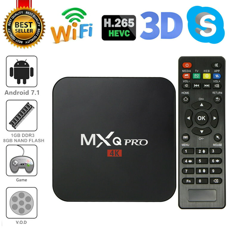 Smart TV BOX Android MXQ-PRO4K - Megatronic