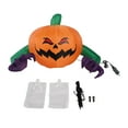 thumbnail image 2 of Fantasma De Calabaza Lindo Inflable Decoración Al Aire Libre, Fantasma De Calabaza Lindo Inflable Ligero IP44 A Prueba De Agua Con Brazo Púrpura Para Fiesta, 2 of 7
