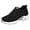 Black, variant on Women's Mesh Lace Up Sneakers, Lightweight Arch Support Running Shoes for Training Jogging