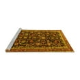 thumbnail image 2 of Ahgly Company Machine Washable Indoor Rectangle Persian Yellow Traditional Area Rugs, 5' x 7', 2 of 4