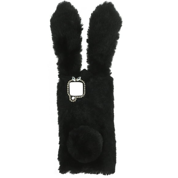 KAKOWELY Funda de teléfono de conejo de peluche, encantadora y suave, compatible con A42 5G