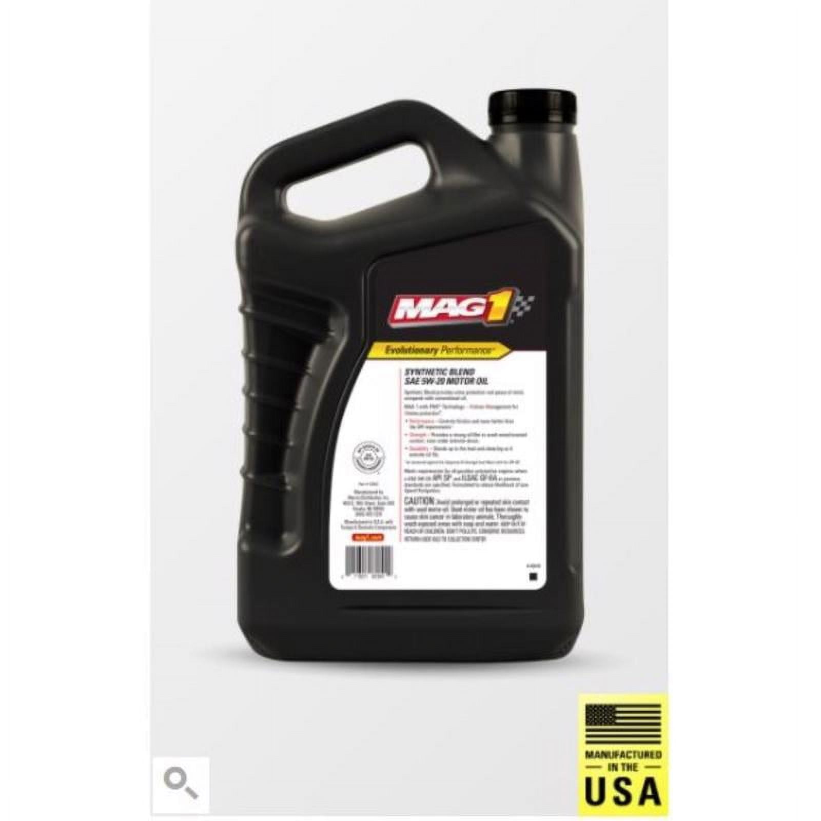 Mag 1 Engine Oil,5W-20,Synthetic Blend,1qt MAG62943 - Walmart.com