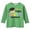 Green, variant on Kindergarten Graduation Shirt Kids Graduate 3/4 Sleeve Top Size:8-9 Years