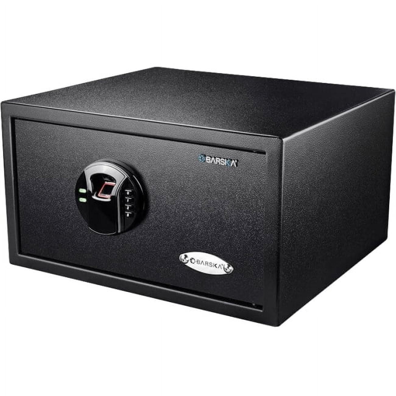 Barska Steel HQ200 Biometric Digital Keypad Safe Biometric Fingerprint Scanner, AX12840