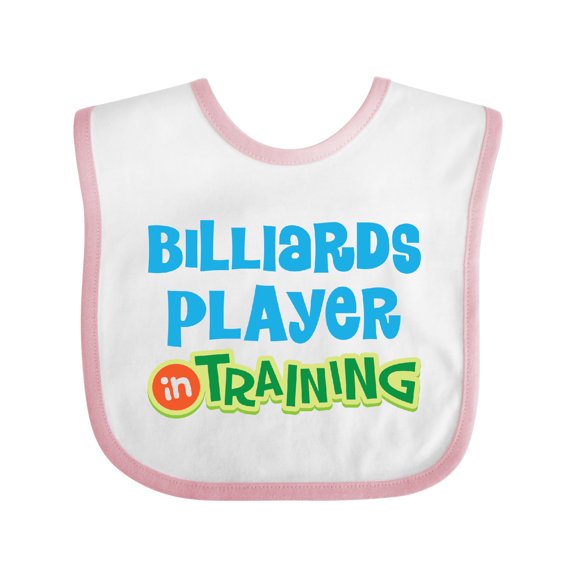 Inktastic Billiards Player in Training Boys or Girls Baby Bib