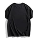 thumbnail image 2 of Camiseta de algodón para hombre con estampado de anime retro, cuello redondo, manga corta, ropa informal para todo el año, tejido de punto de 220 g, ideal para todo el año | Diseño dinámico de persona, 2 of 5