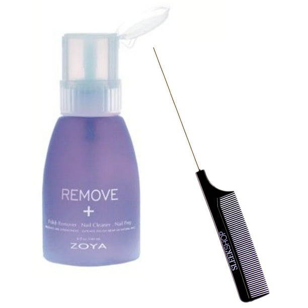 ZOYA Remove Plus 3 in 1 Formula - Polish Remover, Nail Cleaner, Nail Prep  (w/ Sleek Steel All-in One Beauty Tool) (8 fluid ounce with big flipper) -  