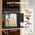 thumbnail image 3 of VEVOR Through The Door Key Drop Box Mailbox with Combination Lock Black, 3 of 9