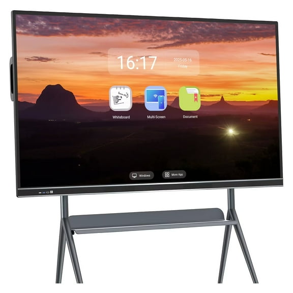 BELNET 86'' Smart Board Wireless Screen Mirroring Android Interactive Whiteboard for Classroom & Business Meetings