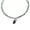 1, variant on Crystal Reflective Alloy Necklace Multi Faceted Pendant Jewelry Stylish Collarbone Chian Accessory Gift For Women