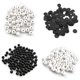 thumbnail image 2 of Juego de 50 cuentas de madera de muñeco de nieve de Navidad, cuentas de granja, regalo de madera estampado en blanco para fabricación de joyas, llavero con borla, envío directo, 2 of 4