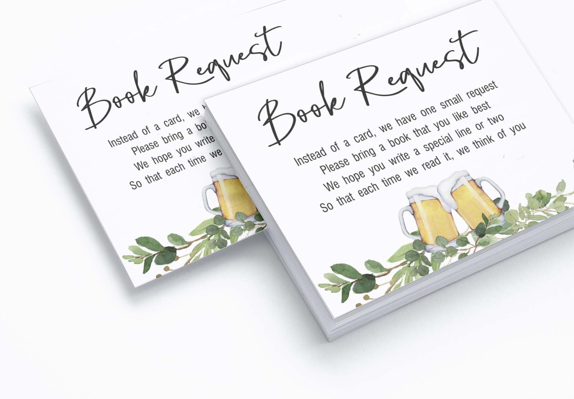 Inkdotpot 30A Baby is Brewing Gender Neutral Cheers Baby Shower Book Request Cards Bring A Book Instead Of A Card Baby Shower Invitations Inserts Games