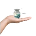 thumbnail image 3 of Majestic Ocean Swell -Miniature Urns For Human Ashes - Decorative Urns - Cremation Urns For Burial - Urns For Human Ashes Adult Female (Size-3inch,2pcs), 3 of 5