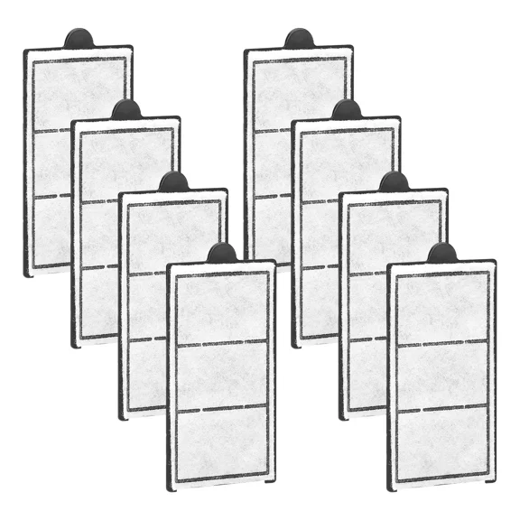 8 Pack Aquarium Filter Cotton Replacement for MN-200 & MN-280 - Ideal for 2.5 & 3.5 Gallon Tanks