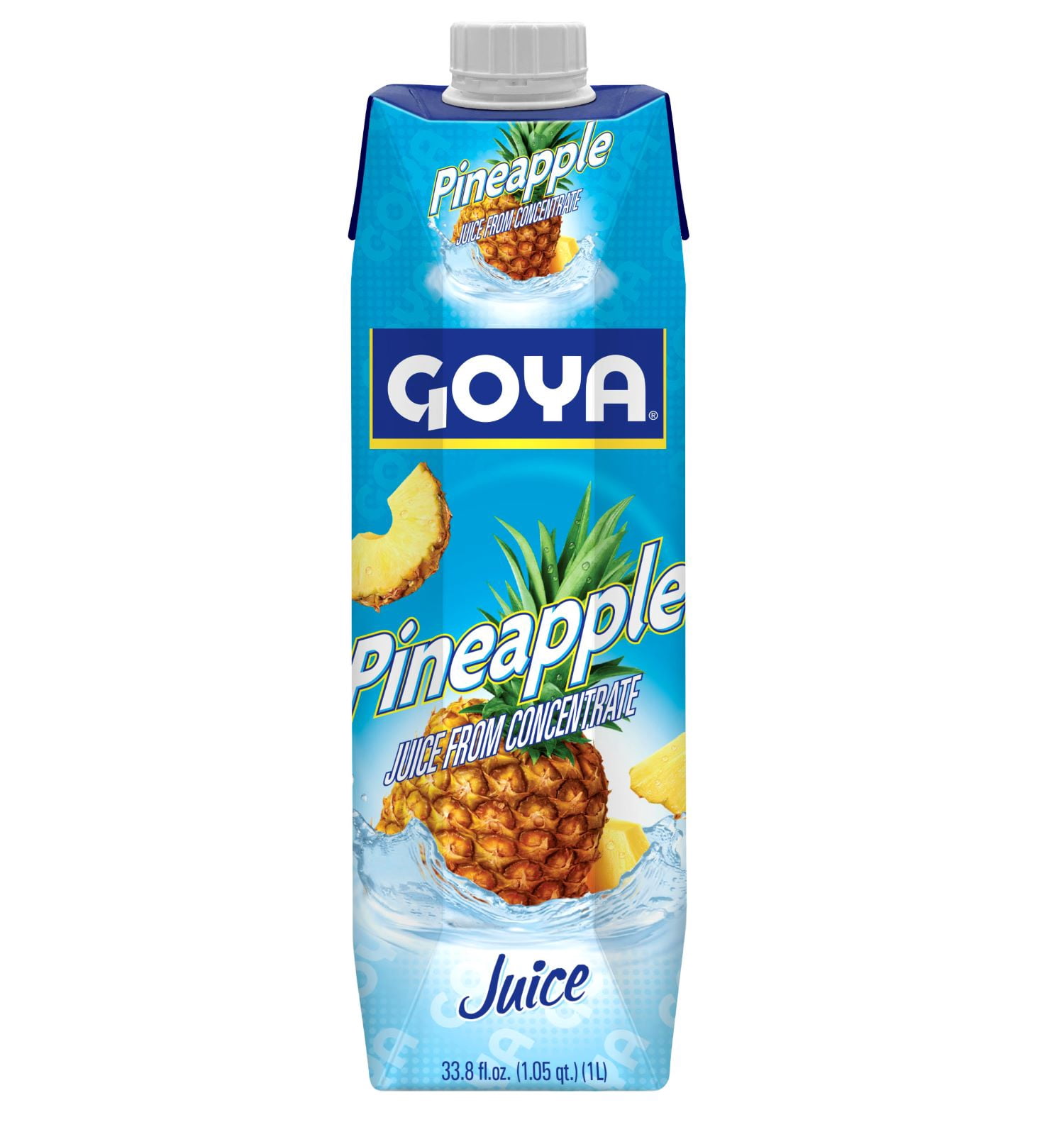 (4 pack) Goya Pineapple Juice, 33.8 fl oz