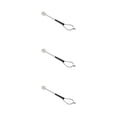 thumbnail image 2 of Naiovety Alloy Marching Tenor Drum Mallets with Drum Parts Wool Strap Stick Head Felt Type1 NO1, 2 of 6