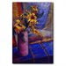 thumbnail image 2 of All My Walls 'Vase of Sunflowers' by Ellen Dreibelbis Painting Print Plaque, 2 of 2