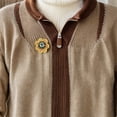 thumbnail image 4 of CRAFTHROU 3Ud Parche De Flores Bordadas Y Ojo Para Coser En Chaquetas Ropa Y Accesorios Con, 4 of 6