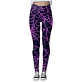 thumbnail image 6 of Halloween Leggings for Women Elastic High Waist Slim Fit Spooky Print Tights Pants Workout Yoga Pants, 6 of 6