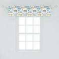 thumbnail image 2 of Ambesonne Traffic Window Valance, Car Pattern, 54" X 12", Multicolor, 2 of 3