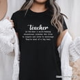 thumbnail image 6 of Teacher Definition T-Shirt, Inspirational Quote Tee for Educators, 6 of 10