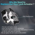 thumbnail image 3 of Motor de actuador de bloqueo de puerta eléctrica trasera izquierda del conductor para BMW 740i 16-18 No.51227281953 Negro, 3 of 7