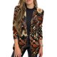 thumbnail image 1 of Pntutb Moda de verano para mujer Color sólido Delgado Manga larga Traje de doble botonadura Chaqueta pequeña Liquidación Pntutb Pntutb-412, 1 of 5