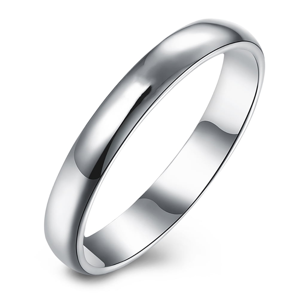 STAINLESS Steel 4mm Wedding BAND Highly Polished Ring 11.5   11 1/2 