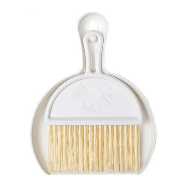 Mini cepillo de escritorio, cepillo de limpieza para teclado, mini cepillo de limpieza para barrer escritorio, pequeño cepillo de limpieza y recogedor, escoba.
