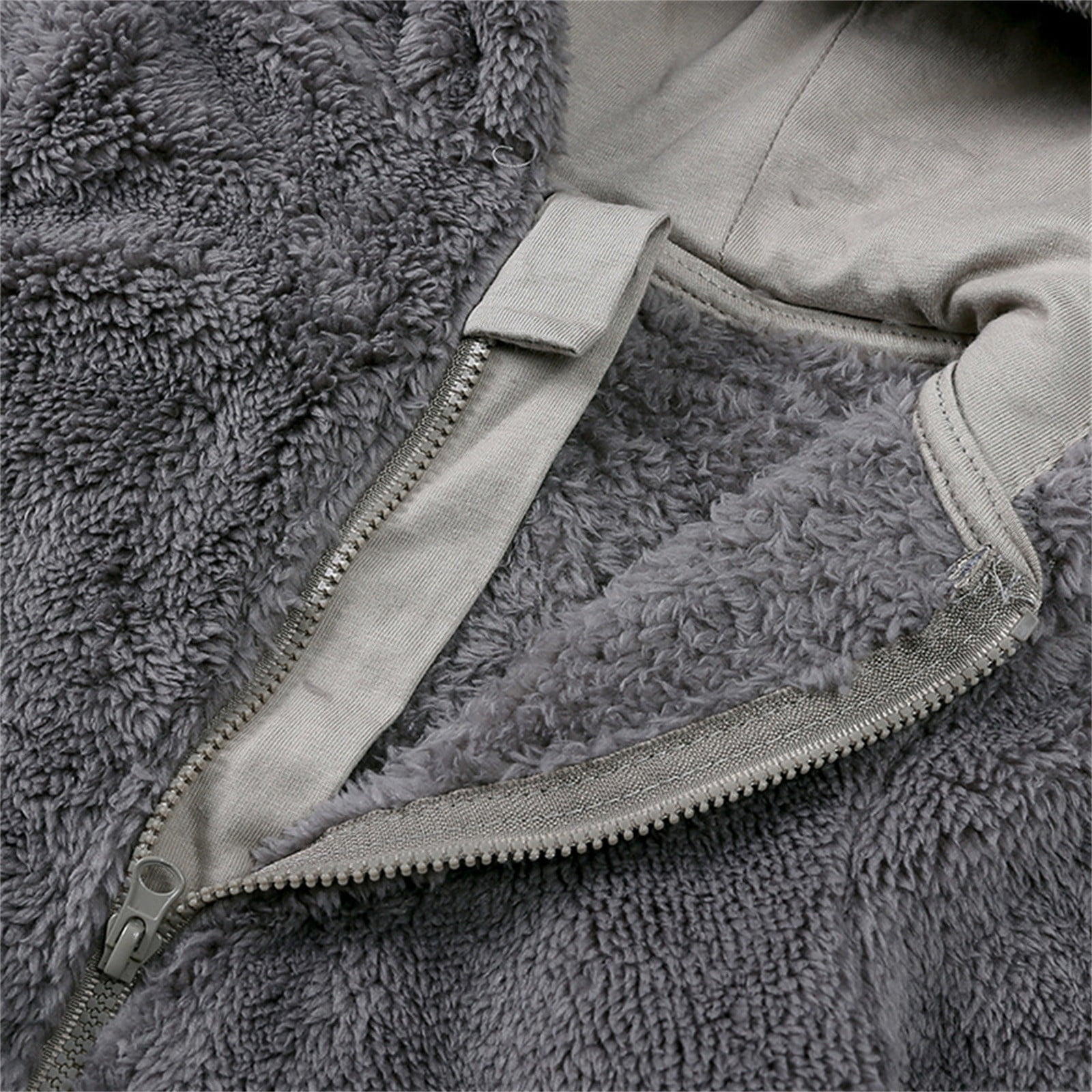 XFHLMJFF Baby Boys Girls Long Sleeve Pajamas Winter Coat Solid Color Bear Warm Footed Onesies 9-12 Months