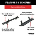 thumbnail image 2 of ARIES 2055533 RidgeStep Black Steel 6-1/2 x 85-Inch Truck Running Boards, Select Chevrolet Colorado, GMC Canyon, 2 of 6