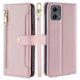 thumbnail image 1 of For Motorola Edge (2024) 5G Case PU Leather Crossbody Phone Cover with Zipper Pocket Wallet - Grey, 1 of 5