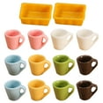 thumbnail image 1 of 14pcs Miniature Coffee Cups Mini Tea Cups Utensils Miniature House Accessories, 1 of 5