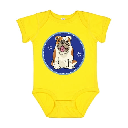 

Inktastic Bulldog Dog Funny Puppy Gift Baby Boy or Baby Girl Bodysuit