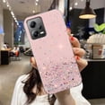 thumbnail image 5 of Compatible with Xiaomi Poco X5 Case Cute Glitter Clear Sparkly Cases Shockproof Redmi Note 12 5G / Poco X5 Phone Case for Women Girls Silicone Slim Bling Protective Cover (Pink), 5 of 14